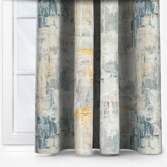 Edinburgh Weavers Abstract Slate curtain