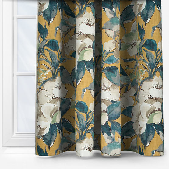 Edinburgh Weavers Bowood Mustard Curtain