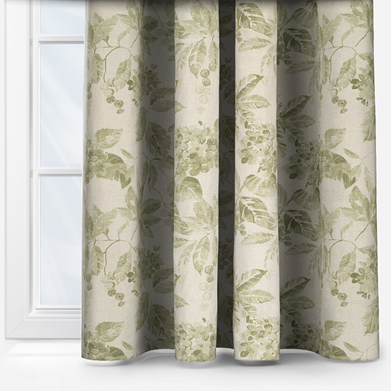 Edinburgh Weavers Flora Olive Curtain