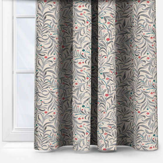Edinburgh Weavers Malory Charcoal curtain