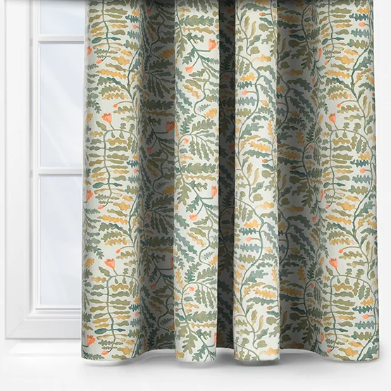 Edinburgh Weavers Mini Bertie Seaweed curtain