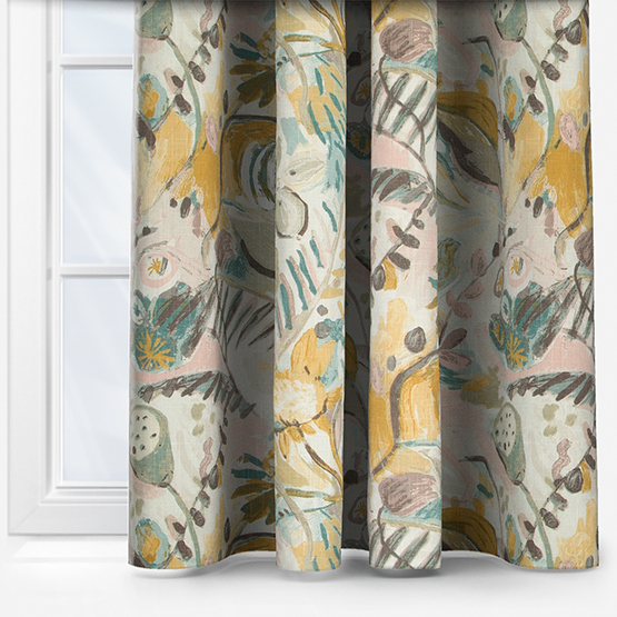 Edinburgh Weavers Vincent Lemon Curtain
