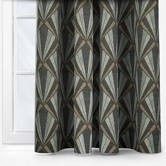Fibre Naturelle Vogue Black Chrome curtain