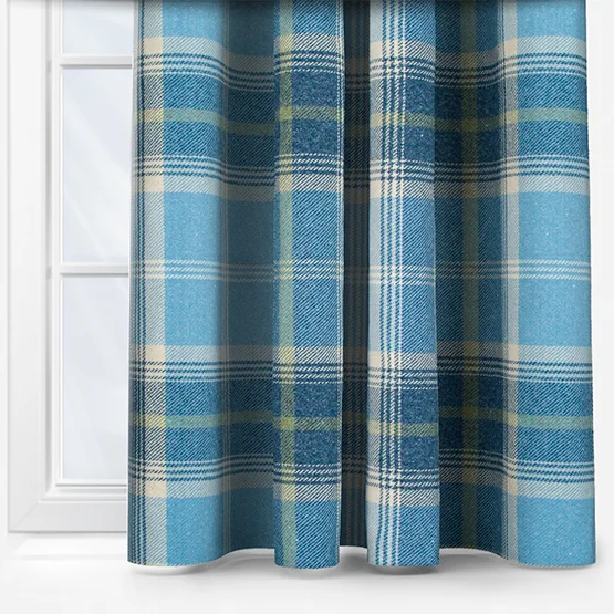 Balmoral Cornflower curtain