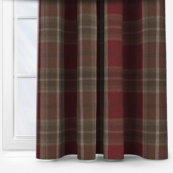 Balmoral Red Curtain
