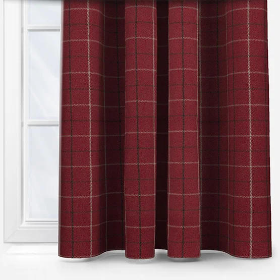 Bamburgh Red curtain