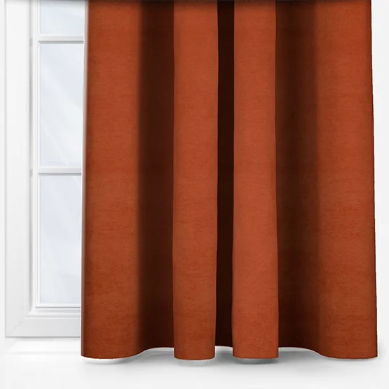 Belvoir Recycled Burnt Orange curtain