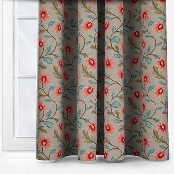 Brookland Rouge curtain