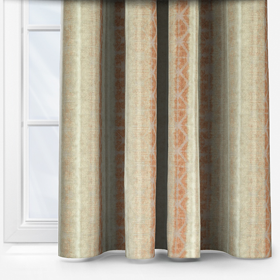 Delamere Stripe Bronze Curtain
