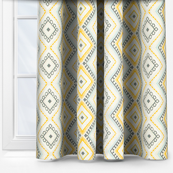 Fryetts Karlstad Ochre curtain