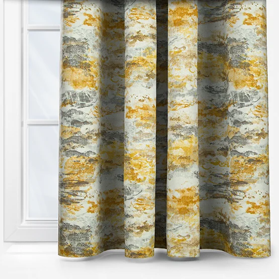 Kumo Ochre curtain
