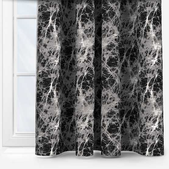 Lava Charcoal Curtain