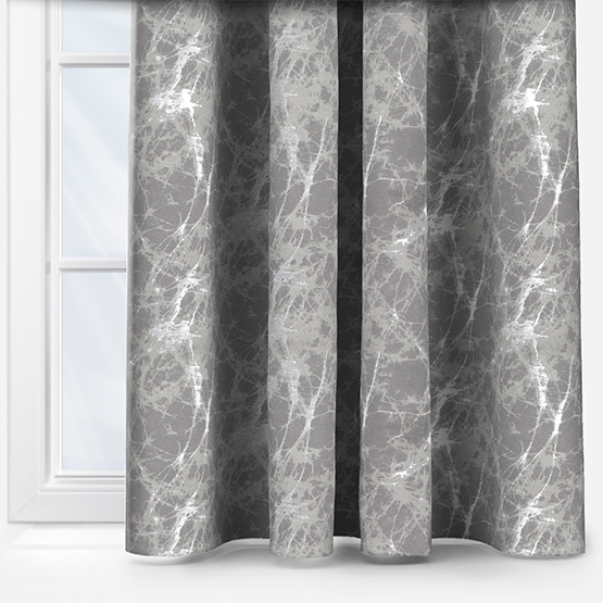 Lava Silver Curtain