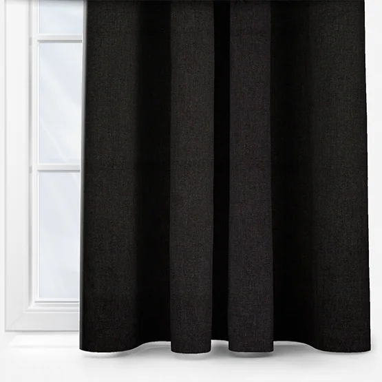 Liana Charcoal curtain