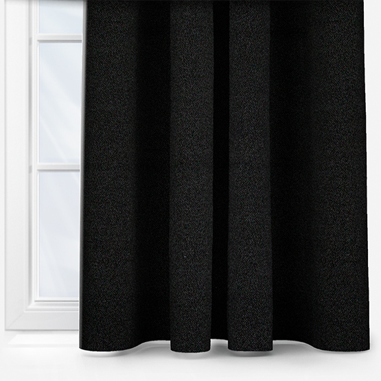 Fryetts Lux Boucle Noir curtain