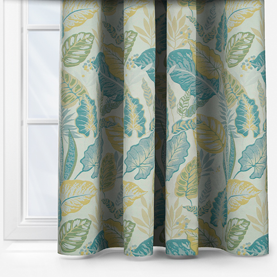 Mendoza Teal Curtain | Blinds Direct
