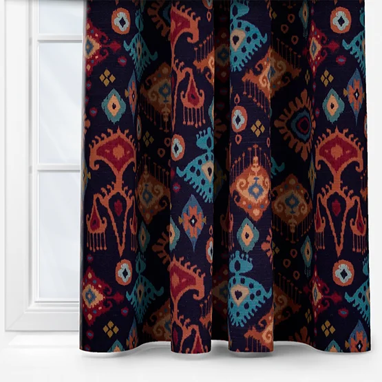 Peru Indigo curtain