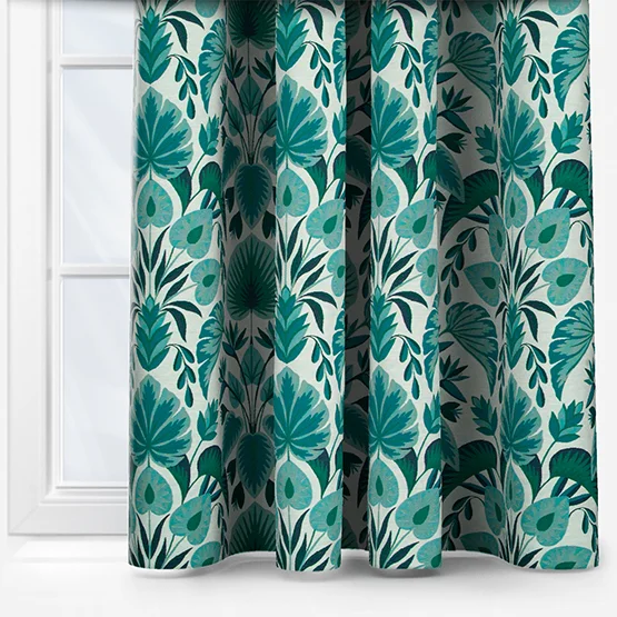 San Michele Teal curtain