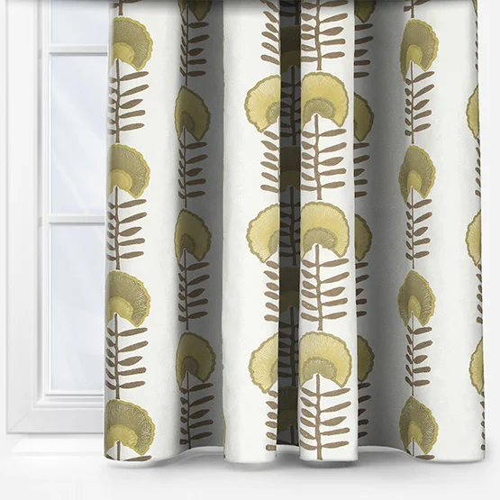 Scandi Floral Pampas curtain
