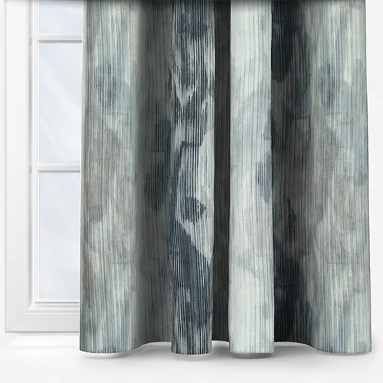 Stratus Charcoal curtain