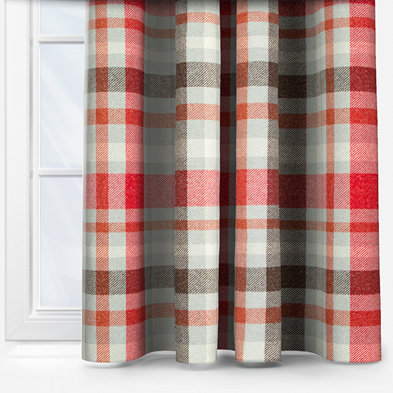 Fryetts Troon Rosso curtain