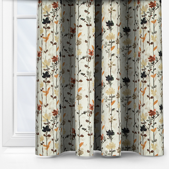 Woodland Floral Autumn Curtain