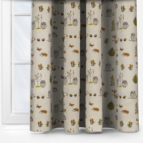 Woodland Fox Multi Curtain