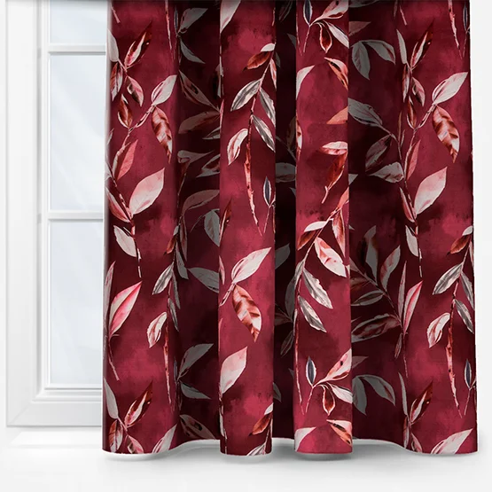 Madrid Burgundy curtain