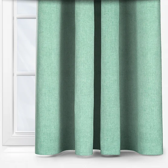 Malaga Herringbone Sage curtain