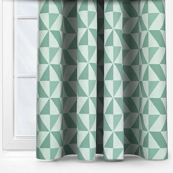 Tribeca Teal curtain