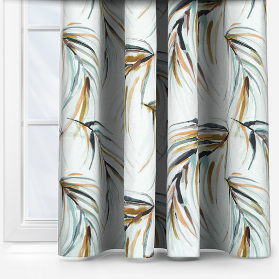 Harlequin Alvaro Honey Slate and Topaz curtain