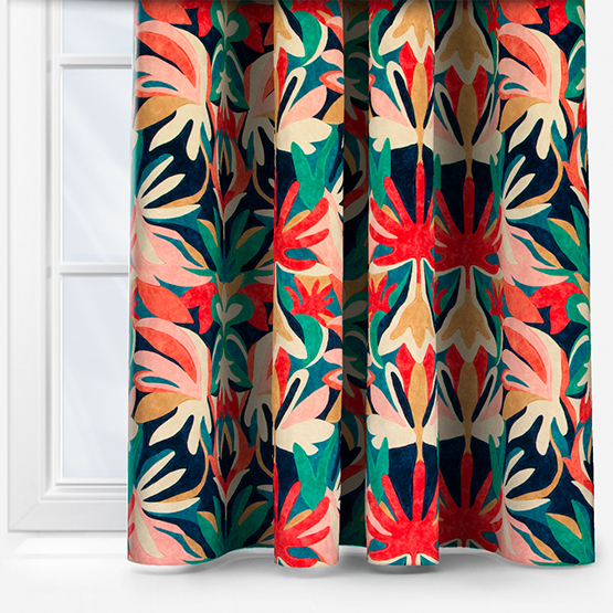 Harlequin Melora Brazilian Rosewood and Ink Amazonia curtain