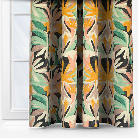 Harlequin Melora Positano Succulent and Amber Light curtain