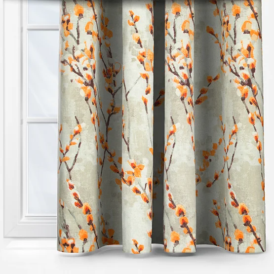 Harlequin Salice Tangerine curtain