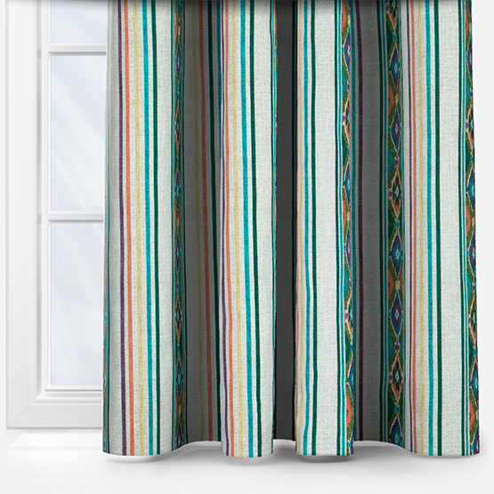 iLiv Boho Stripe Olivene curtain