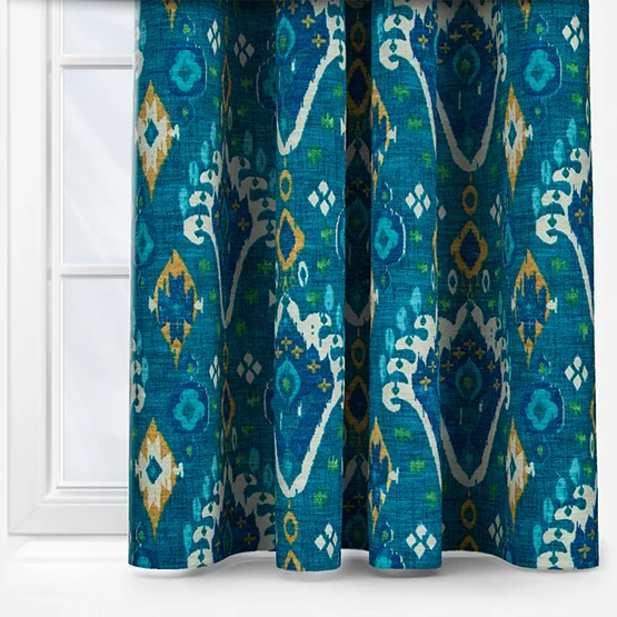 Boho Teal curtain