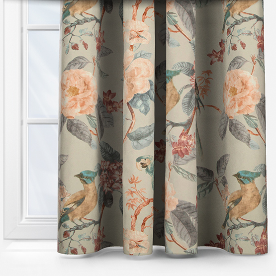 iLiv Enchanted Garden Parchment curtain