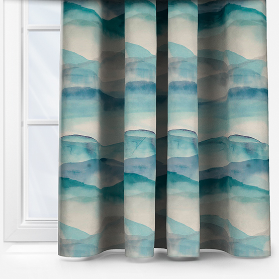 iLiv Landscape Cobalt curtain