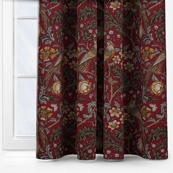 Oakmere Carmine curtain