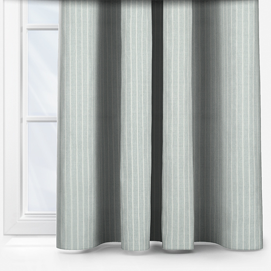 Pencil Stripe Duckegg Curtain
