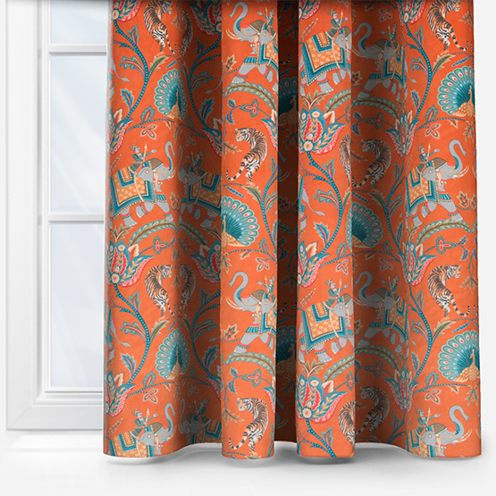 iLiv Sumatra Velvet Papaya curtain