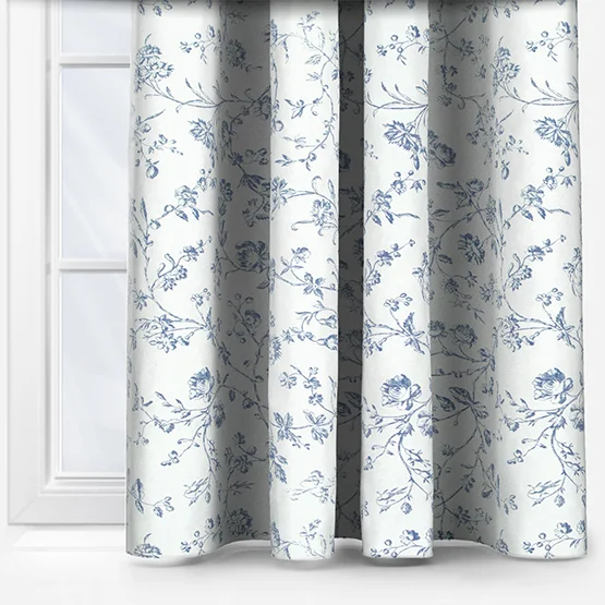 Laura Ashley Aria Seaspray Blue curtain