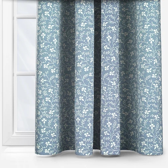 Laura Ashley Campion Newport Blue curtain