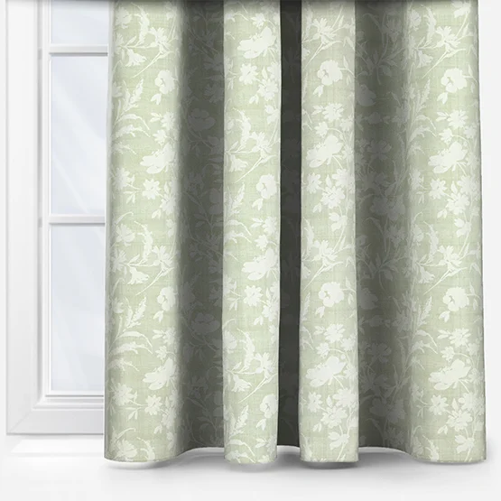 Laura Ashley Rye Hedgerow Green curtain
