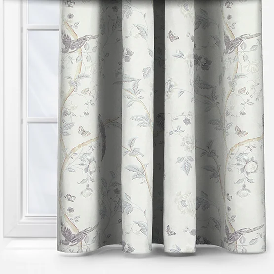 Laura Ashley Summer Place Dove Grey curtain