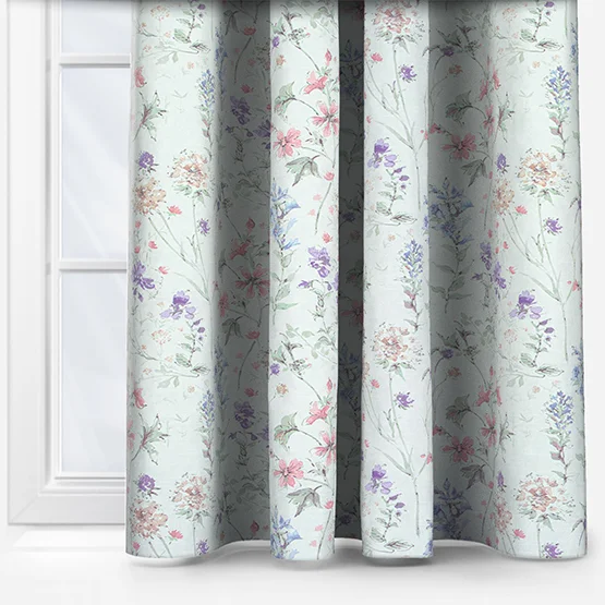 Laura Ashley Wild Meadow Chalk Pink curtain