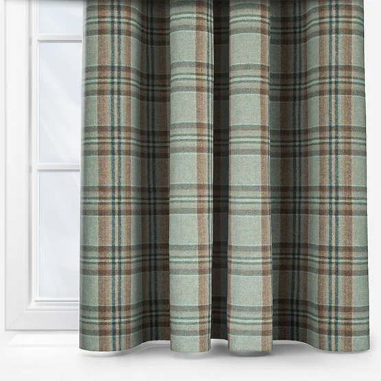 MOON Coates Aqua Rust curtain
