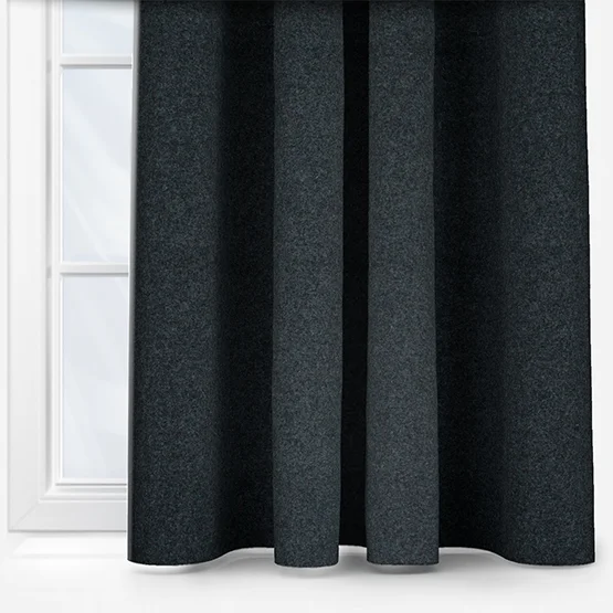 MOON Earth Charcoal curtain