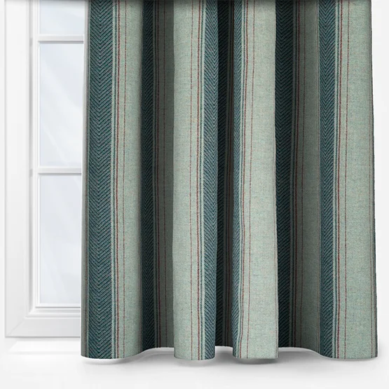 MOON Regency Silver Aqua curtain
