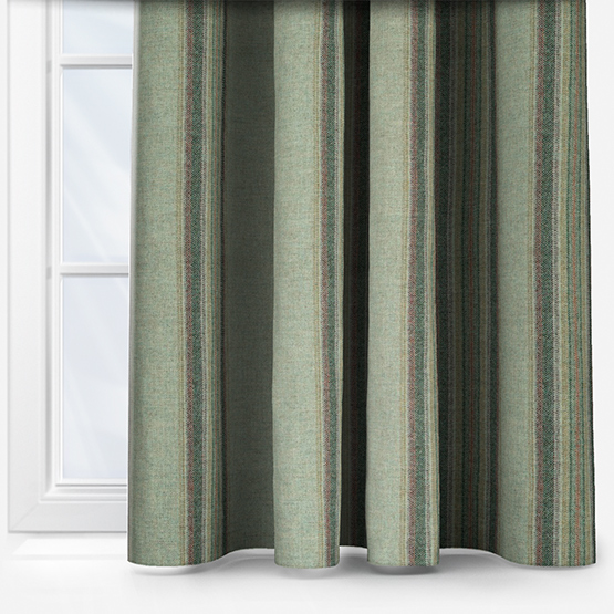 MOON Wentworth Stripe Aqua Curtain